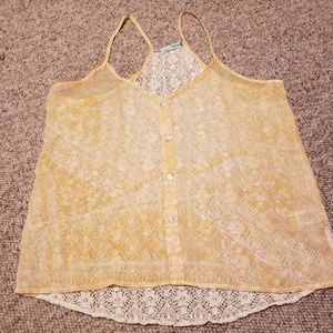 Mauricies yellow tank top
